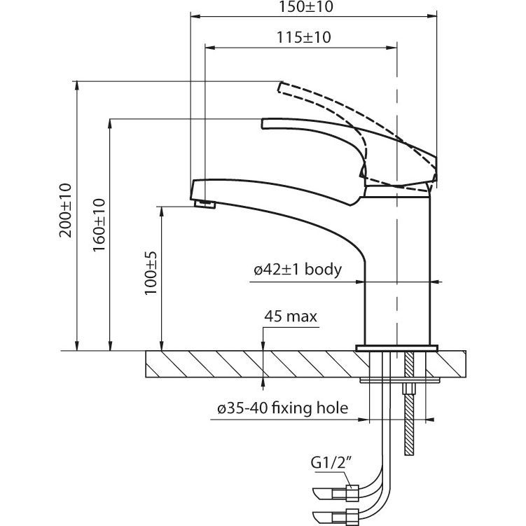 Смеситель для раковины Ahti Savo, SV201001