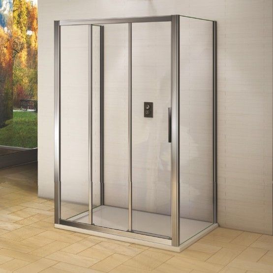 Душевой уголок Good Door ORION WTW+SP+SP-140x90-G-CH