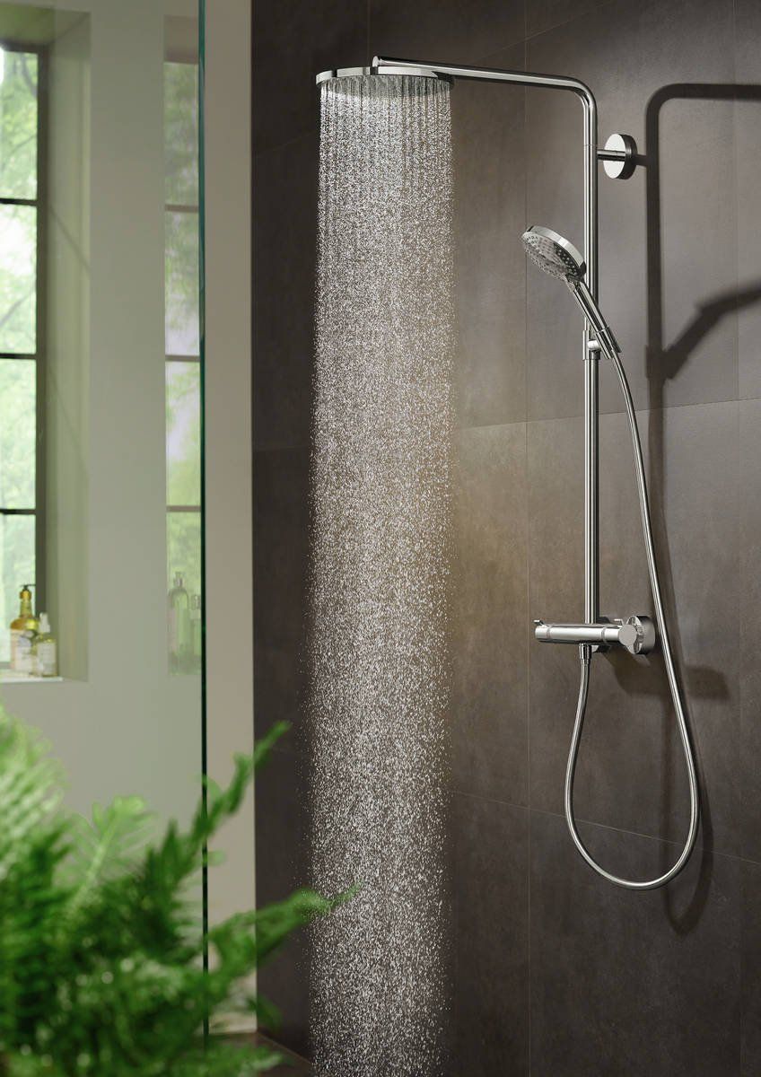 Душевая система с термостатом Hansgrohe Raindance Select Showerpipe 240, 27633000