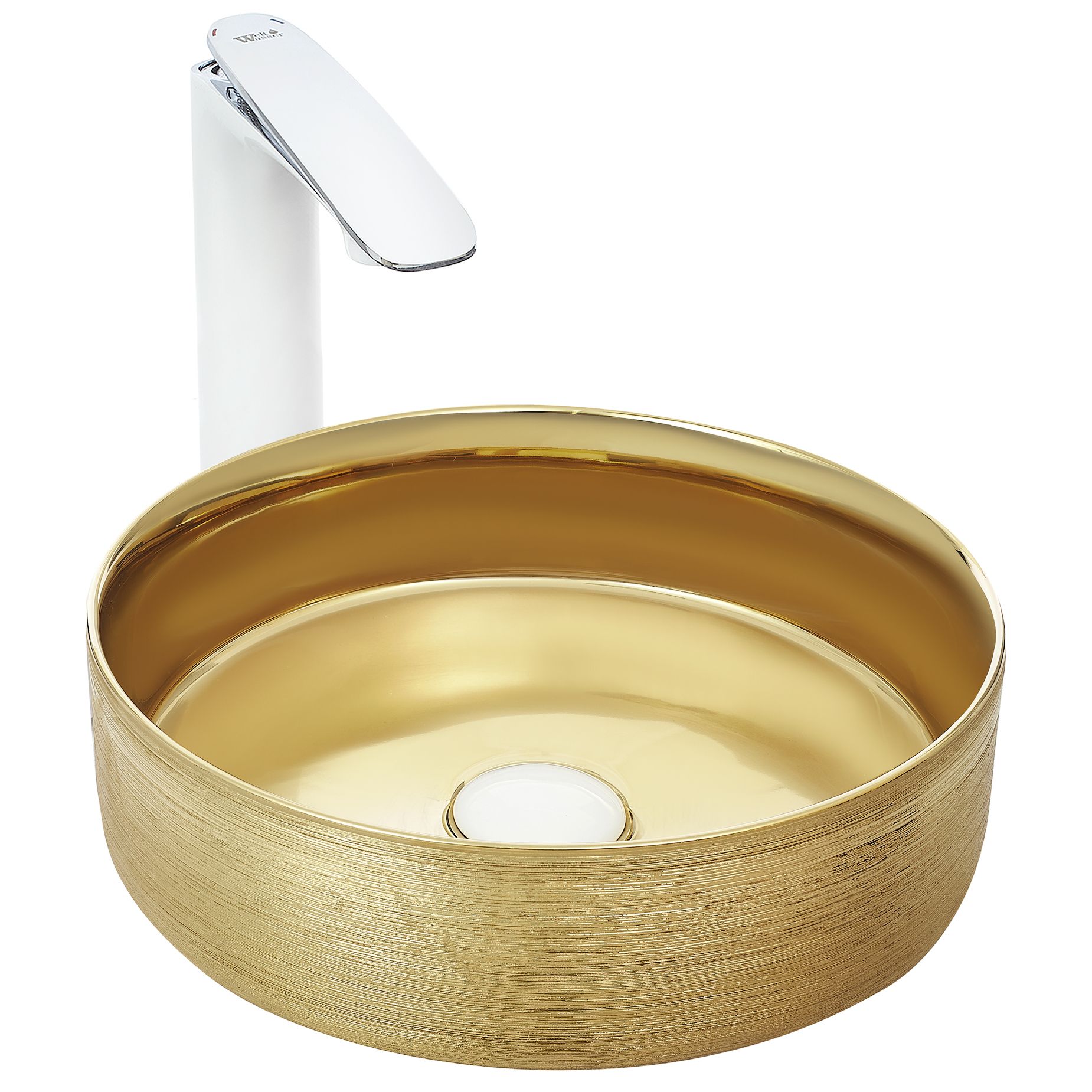 Раковина накладная WeltWasser ELBACH 3134 LSG 35.5x35.5