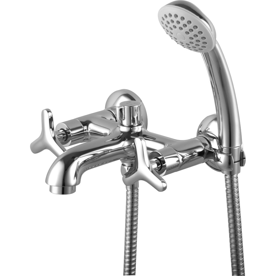 Смеситель для ванны с коротким изливом с аксессуарами Lemark Plus Spirit, LM1912C