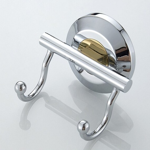 Крючок двойной хром/золото Ledeme L204-2