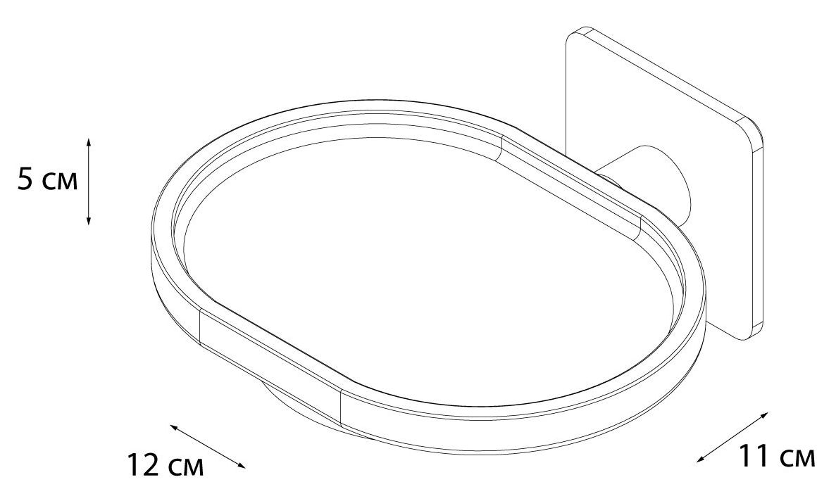 Мыльница Fixsen Square, FX-93108