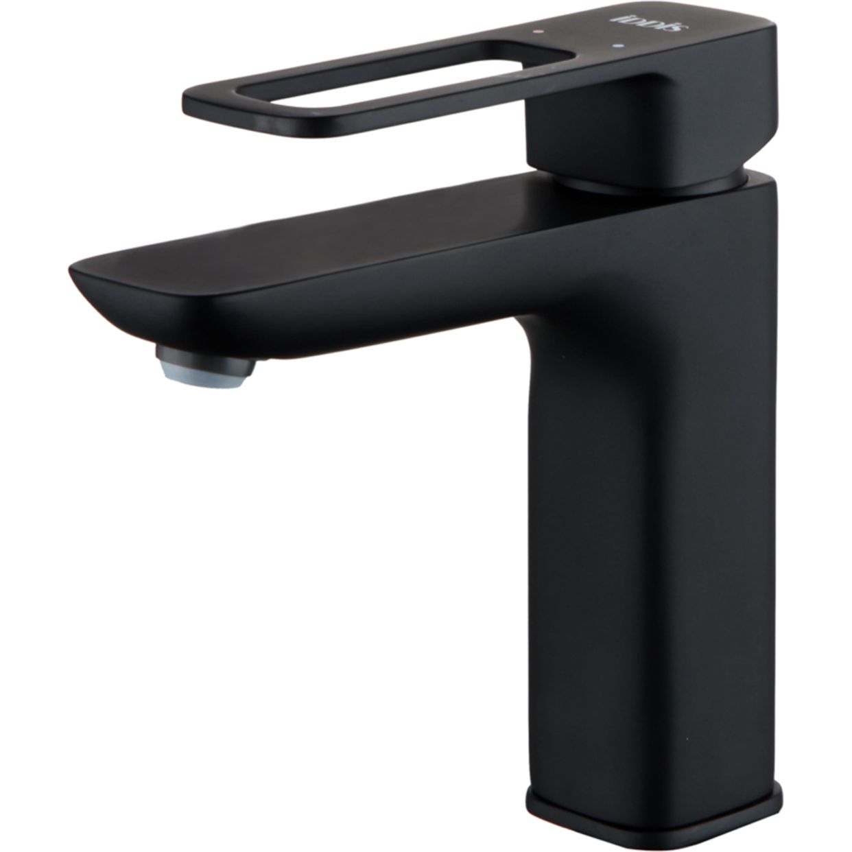 Смеситель для умывальника, черный, Iddis Slide, SLIBL00i01