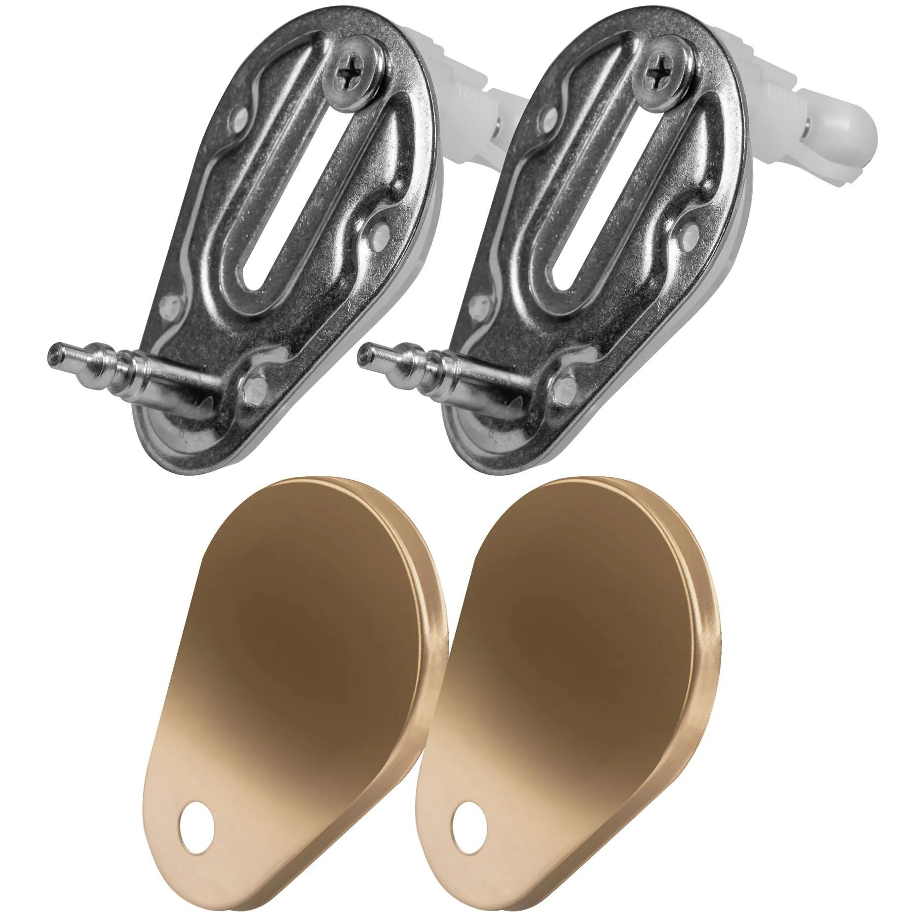 Унитаз подвесной Rea Carlo Mini Duroplast Flat Gold Edge, REA-C1222