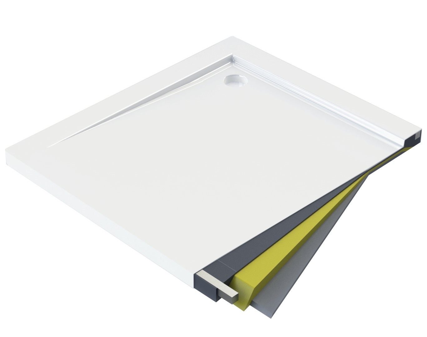 Поддон акриловый квадратный Deante Kerria Plus