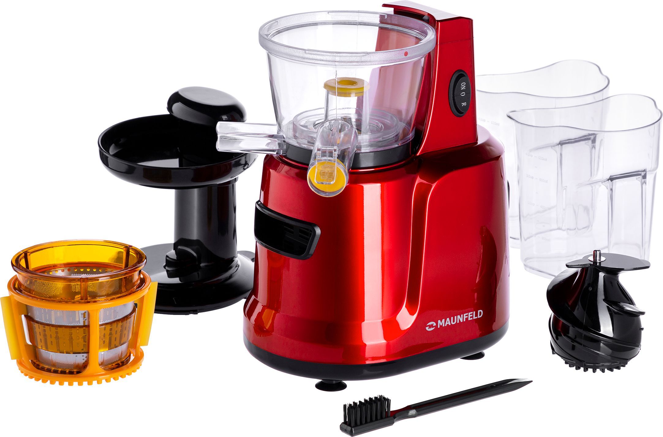 Соковыжималка шнековая Maunfeld вишневый MF-931CH