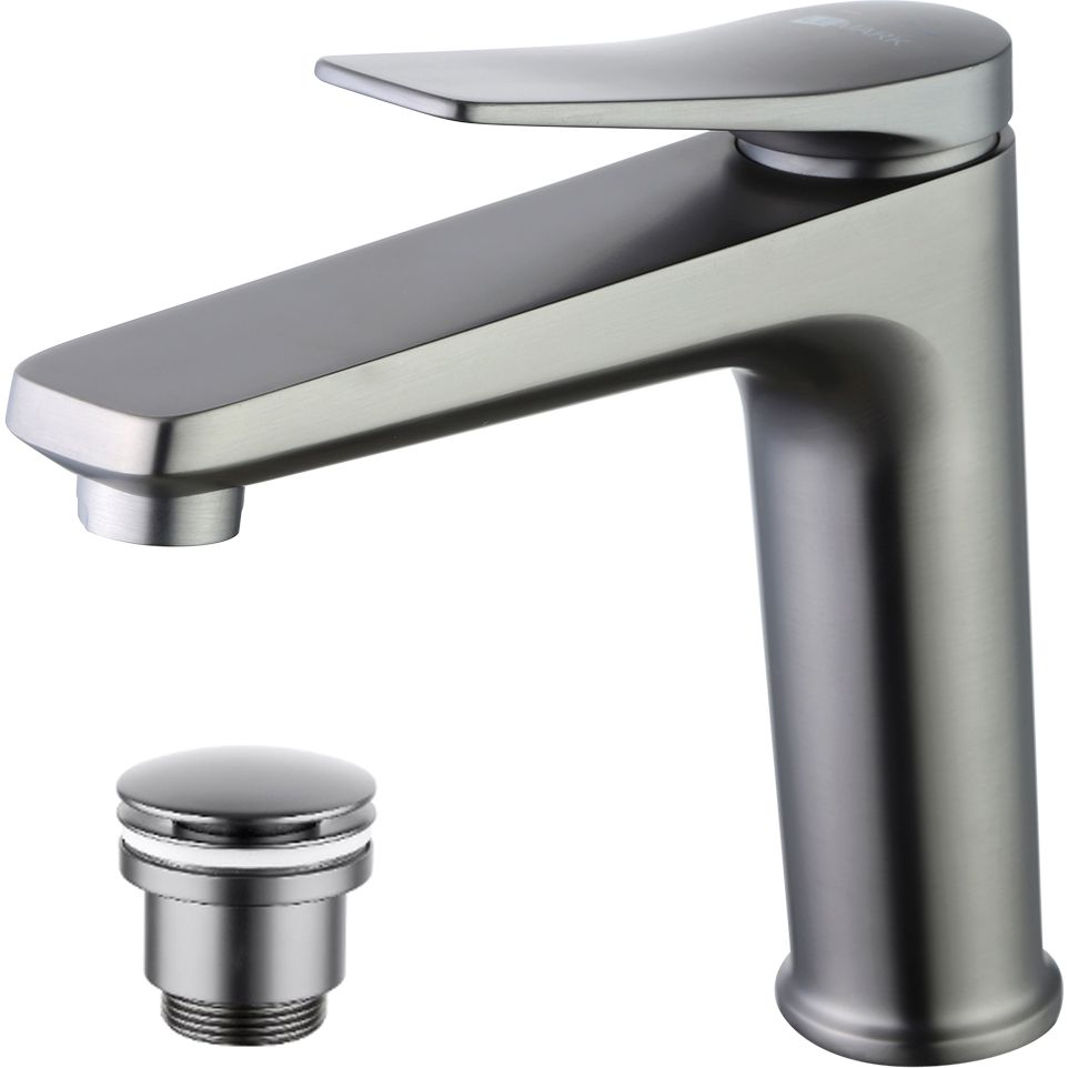 Смеситель для умывальника средний монолитный Lemark Bronx, LM3737GM