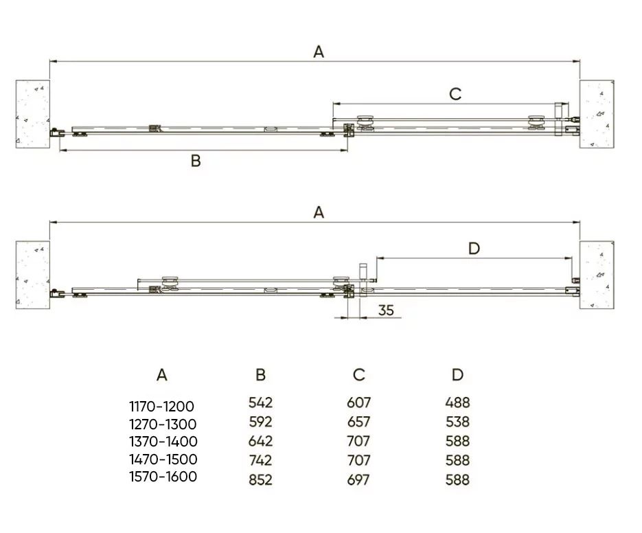 Душевая дверь Veconi VN-70