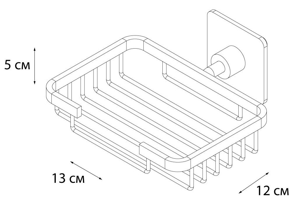 Мыльница решетка Fixsen Square, FX-93109