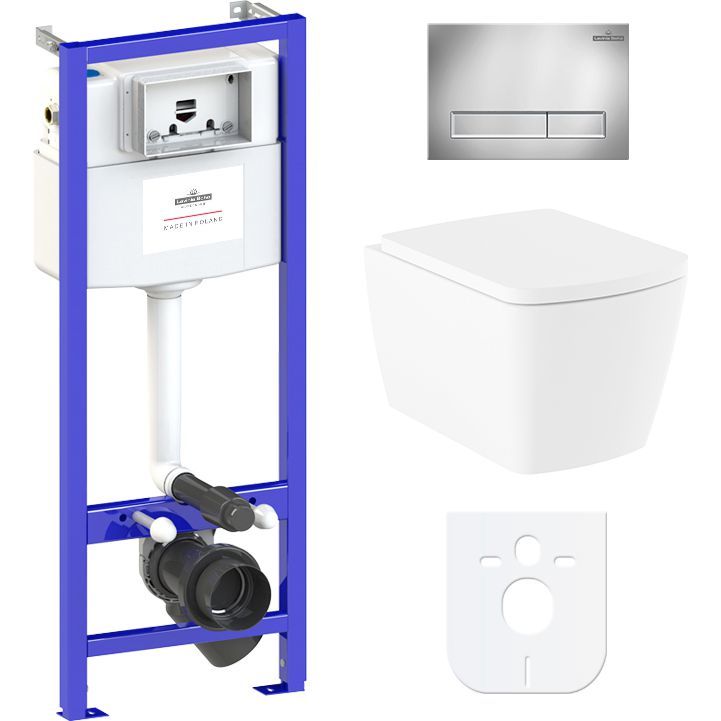 Комплект инсталляции и унитаза 6 в 1 Lavinia Boho Relfix Aveo Rimless, 77040122