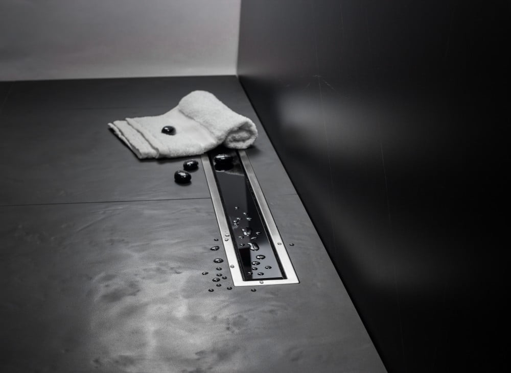 Душевой лоток Pestan Confluo Premium Line Black Glass