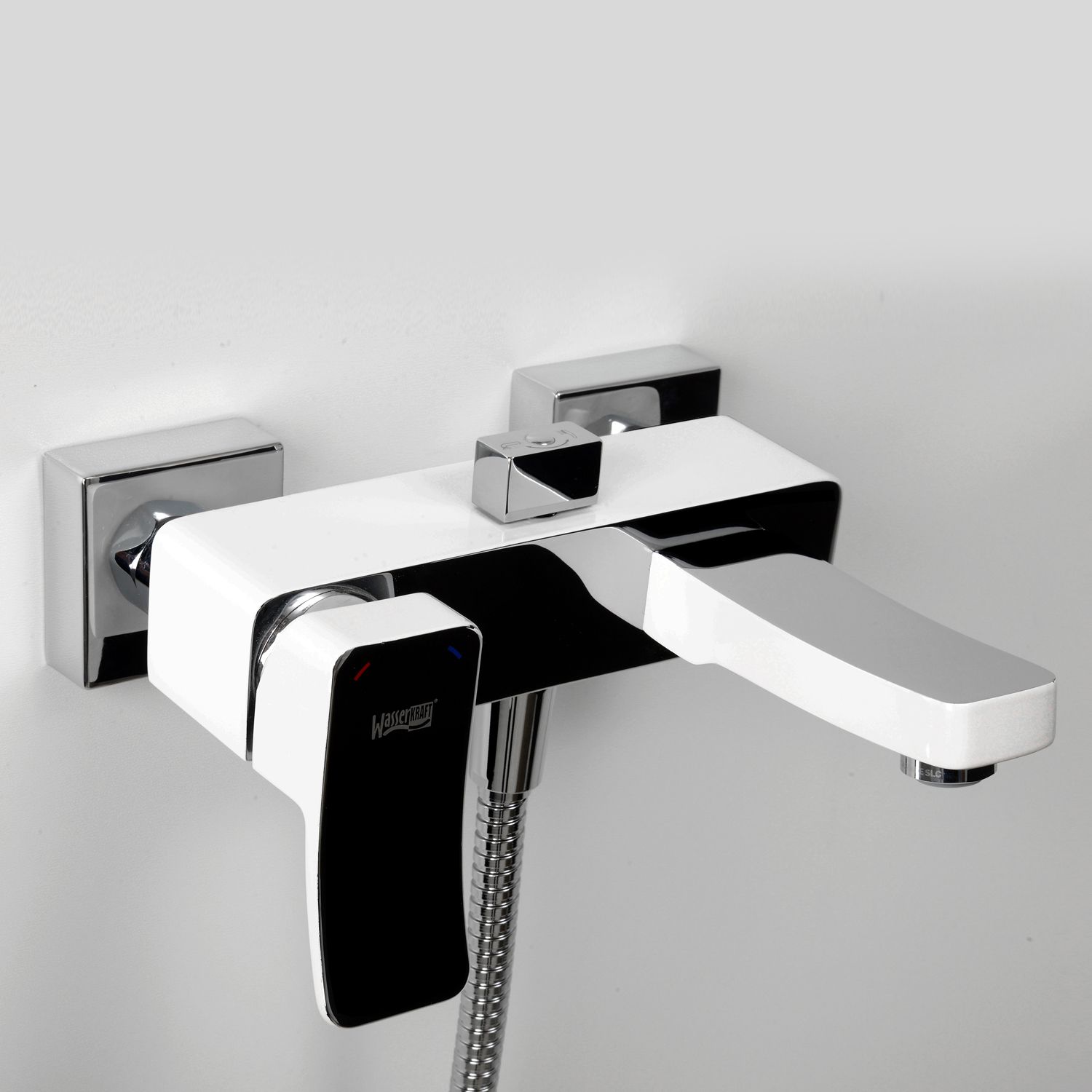 Смеситель для ванны с коротким изливом WasserKRAFT Aller, 1061WHITE