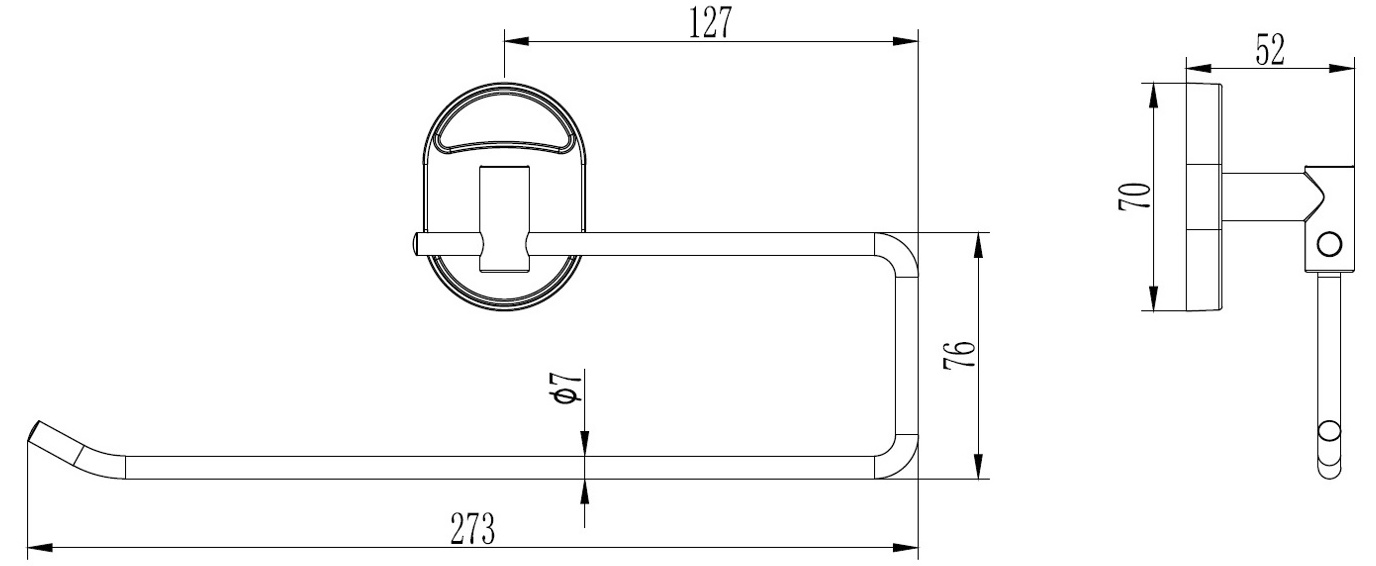 Держатель бумажного полотенца Ledeme L1903-2