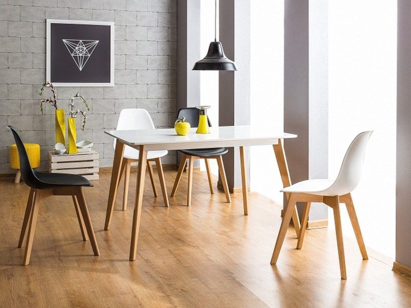 Стул кухонный Signal Moris черный/бук, MORISBUC