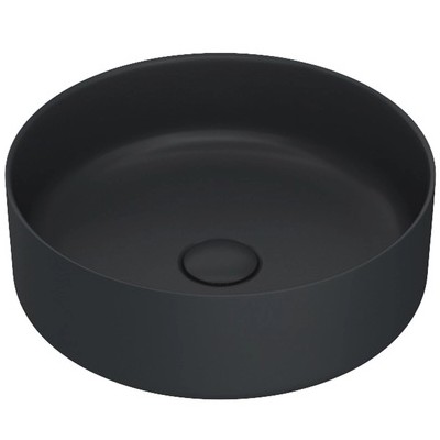 Умывальник накладной, черный матовый, Iddis Ray 35.5x35.5, RAYBM03i27
