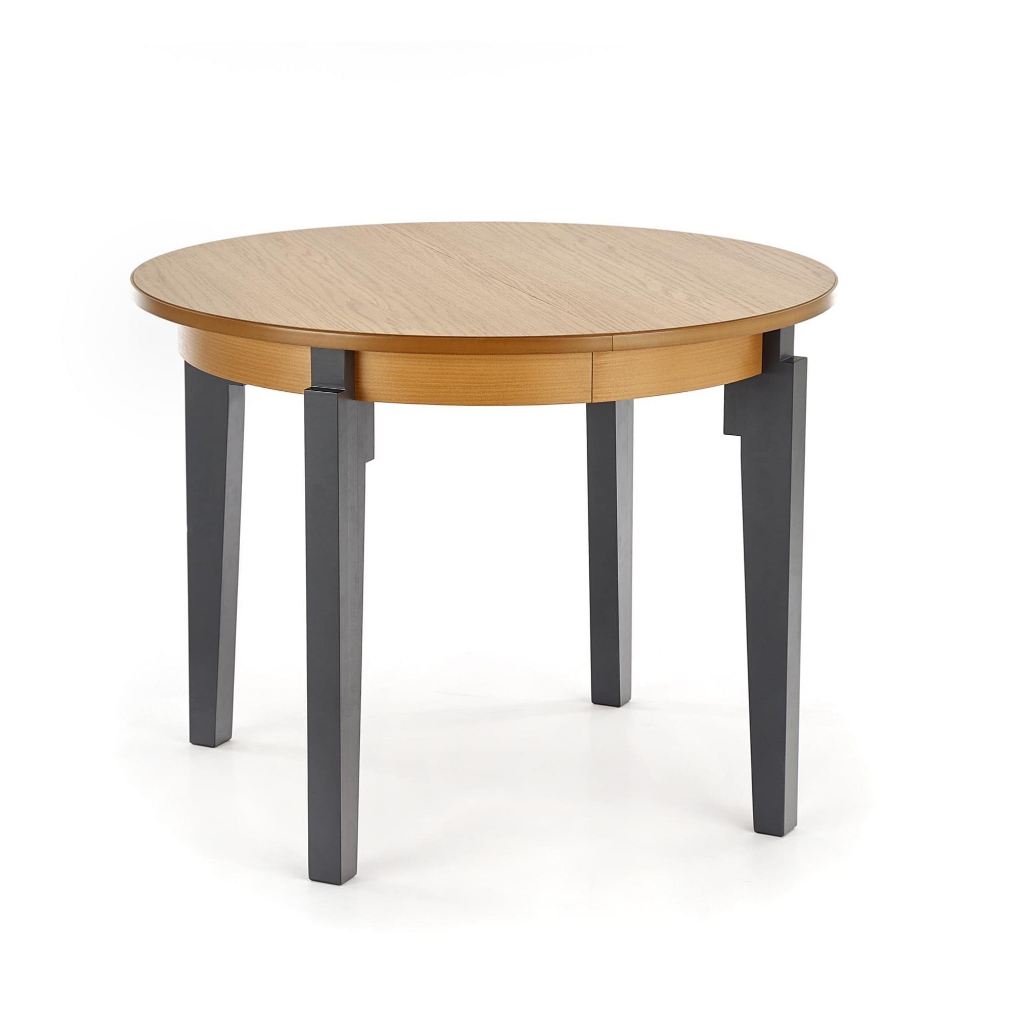 Стол обеденный Halmar Sorbus, раскладной дуб медовый/графит, V-PL-SORBUS-ST-DAB_MIODOWY/GRAFITOWY