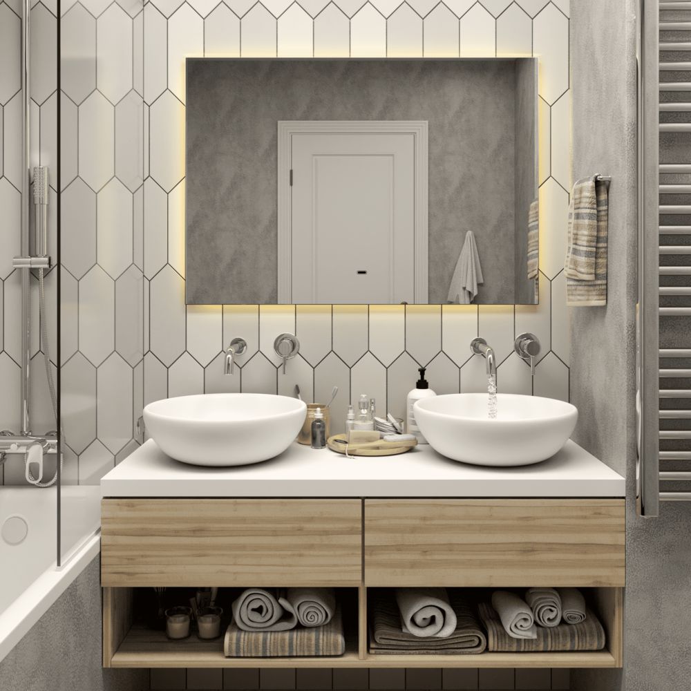 Зеркало Континент Trezhe LED 80x70