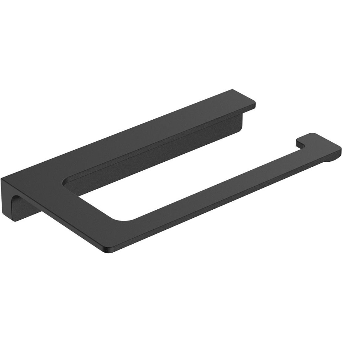 Держатель для туалетной бумаги без крышки, сплав металлов, черный, Iddis Slide, SLIBS00i43