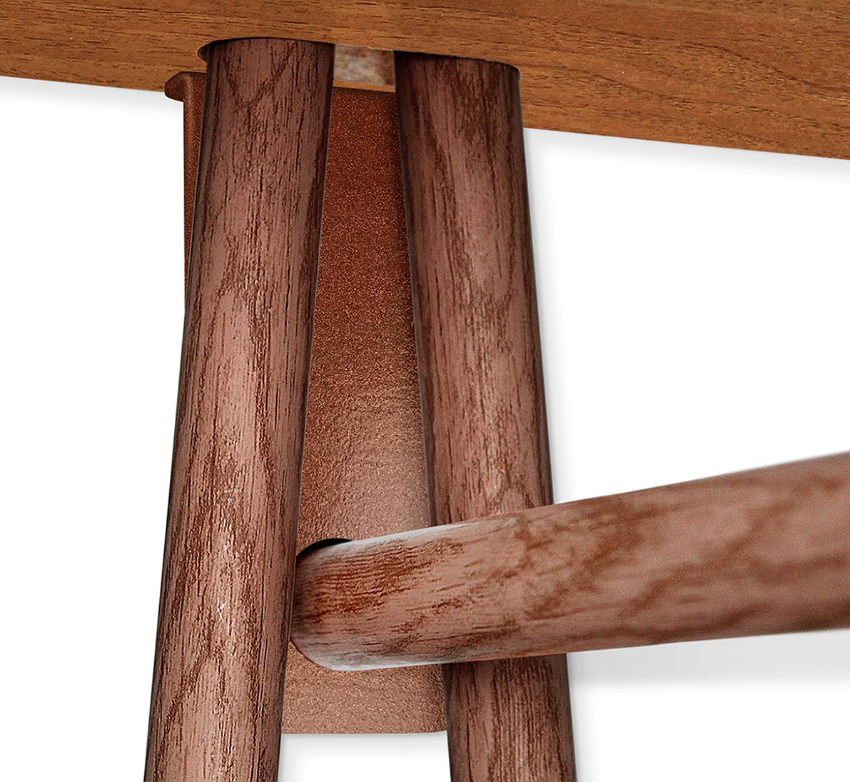 Вешалка Sheffilton SHT-HW2 орех/темный орех, 155912