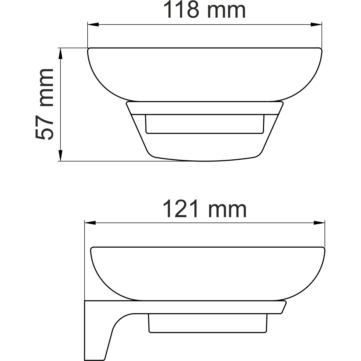 Мыльница WasserKRAFT Aisch, K-5929