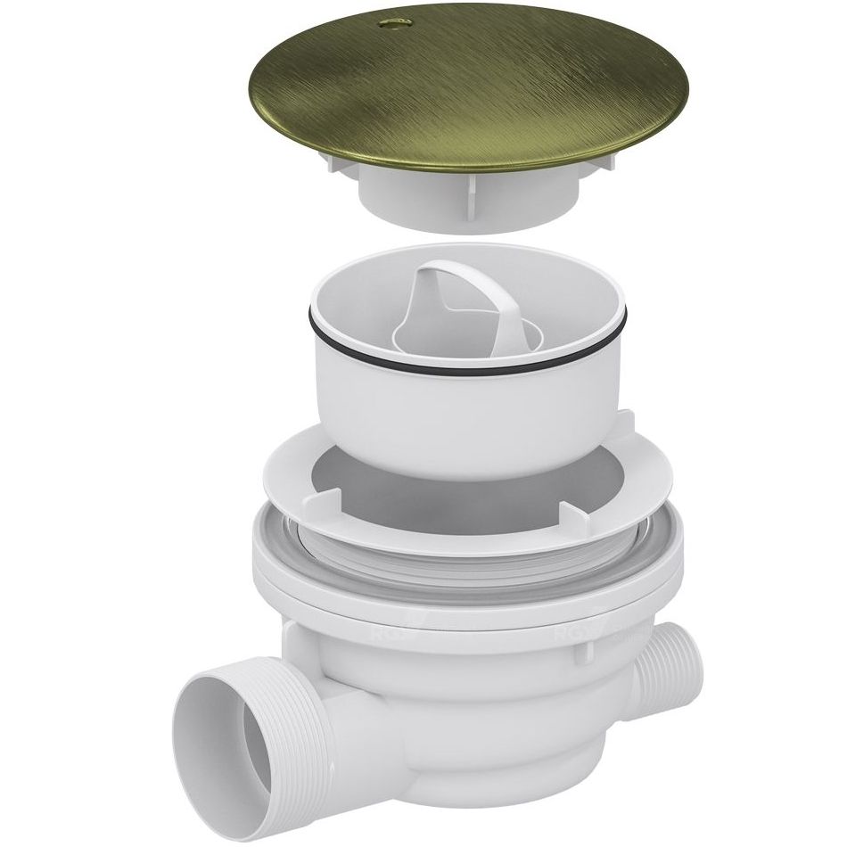 Сифон для душевых поддонов RGW Velplex QYD-01 бронза, 18241101-08