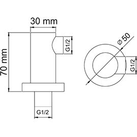 Подключение шланга WasserKRAFT, A102