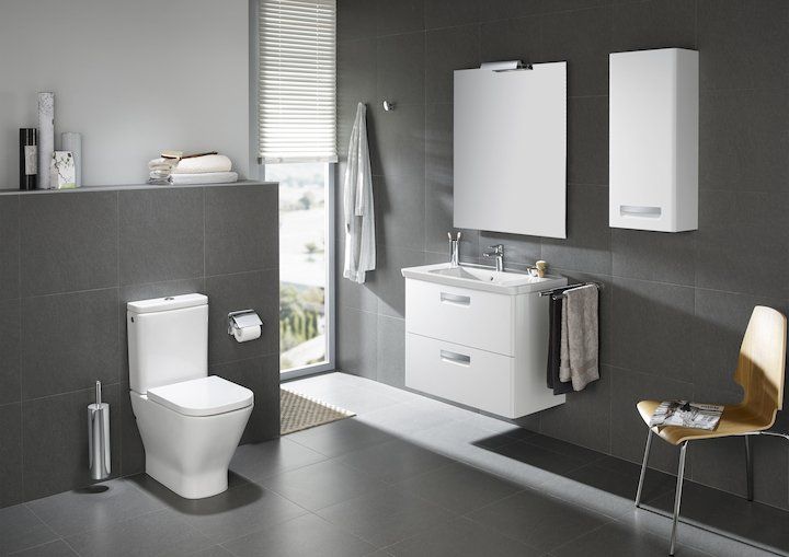 Модуль для раковины Roca The Gap 60/70/80 белый матовый