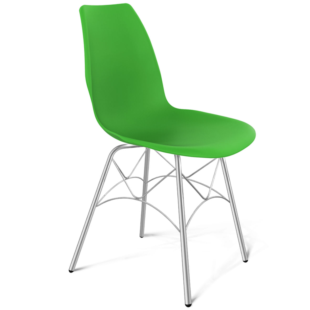 Стул кухонный Sheffilton SHT-ST29/S107 зеленый RAL6018/хром лак, 162279