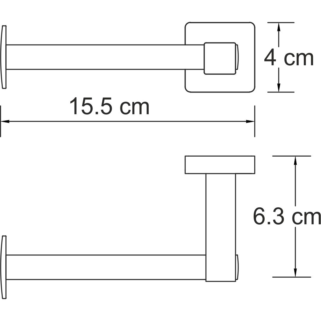 Держатель туалетной бумаги WasserKRAFT Lopau, K-6096