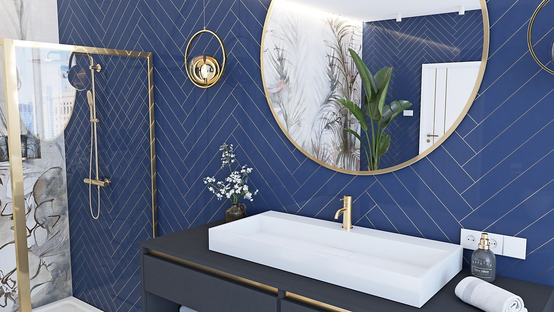 Умывальник Rea Goya 70x46, REA-U8902