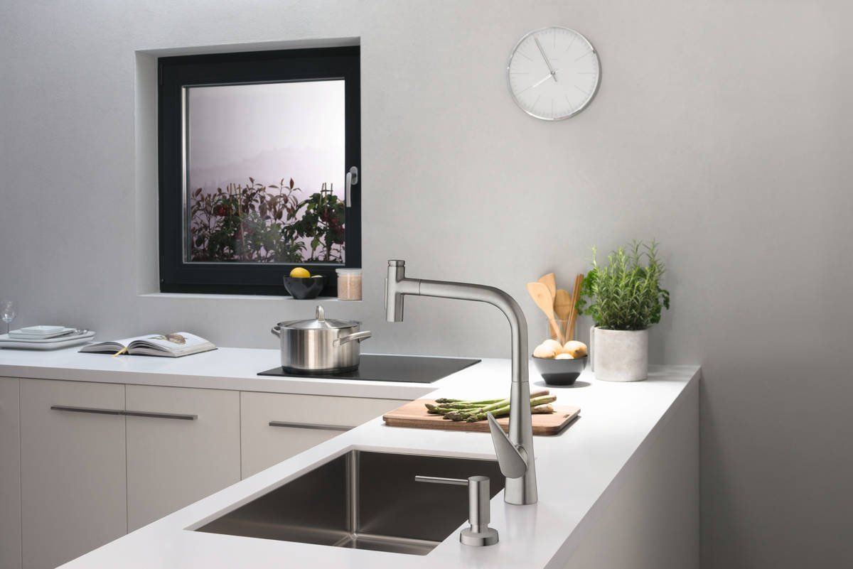 Смеситель для кухни Hansgrohe Talis M51-H300 с душем sBox, 73867800
