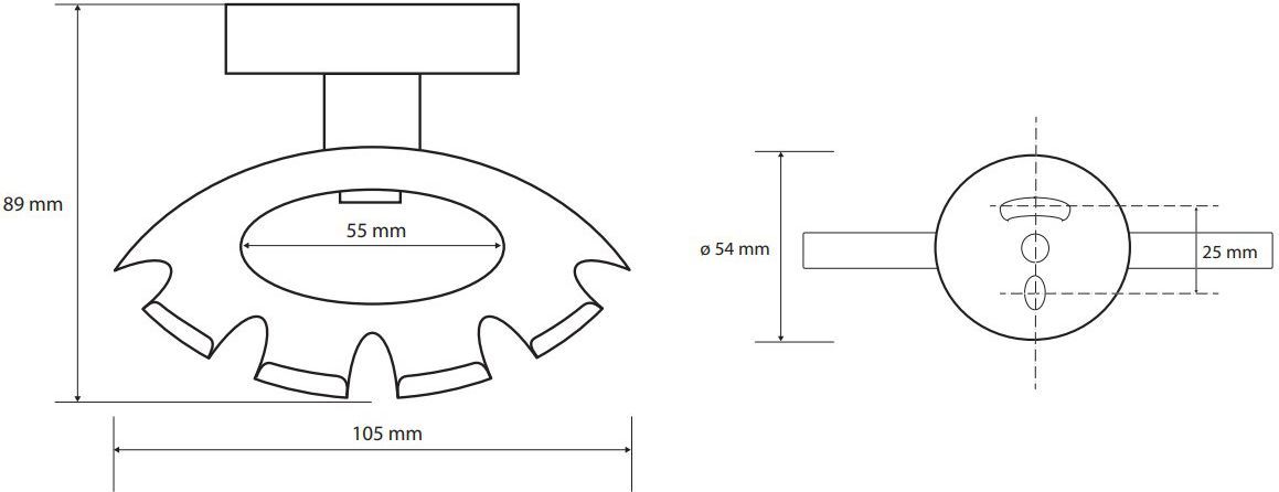 Держатель зубных щеток Bemeta Dark, 104110030