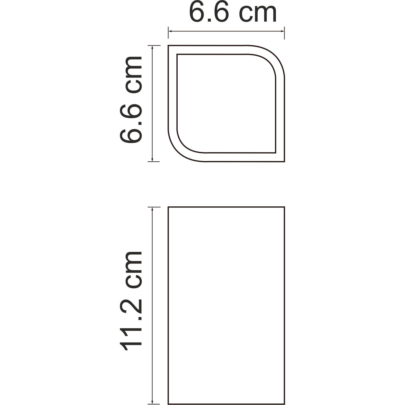 Стакан для зубных щеток WasserKRAFT Elbe, K-2728