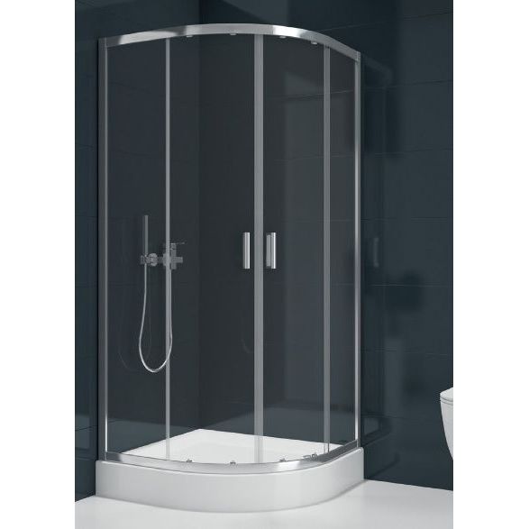 Душевой уголок полукруглый New Trendy Suvia с поддоном