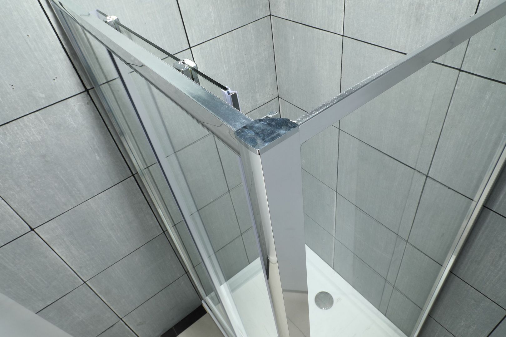 Душевой уголок Roxen Caspia 120x80 прозрачное стекло, 55060-120