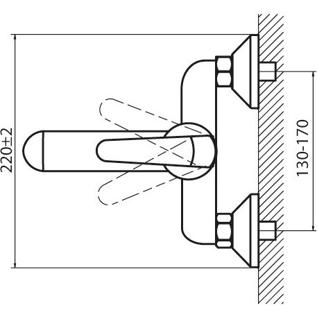Смеситель для кухни наружного монтажа Ahti Satakunta, SK105002