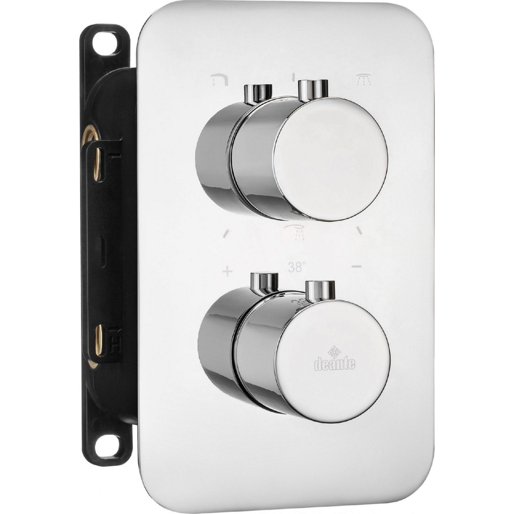 Накладка к боксу термостатическому круглая Deante Box, BXY_0EBT