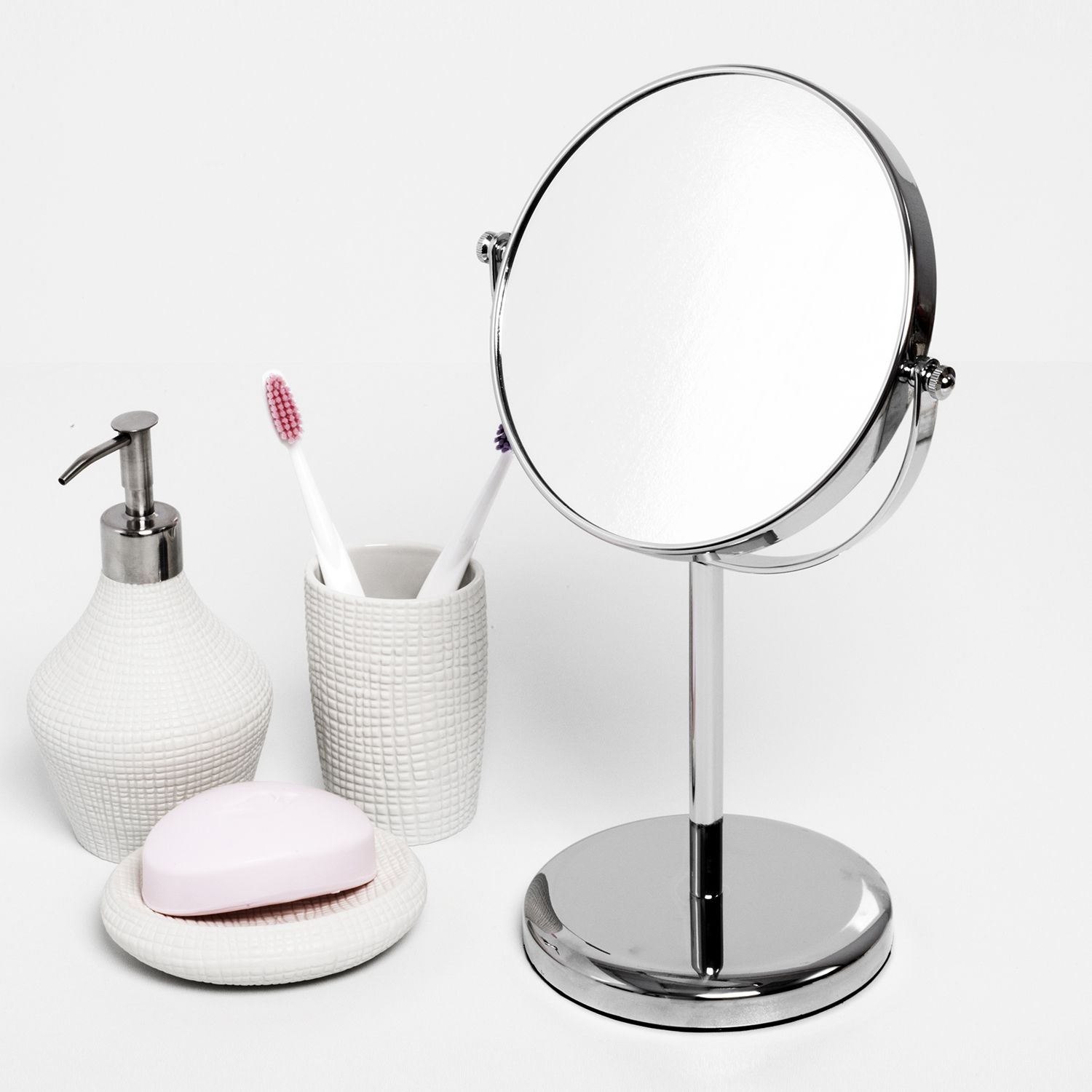 Зеркало двухстороннее, стандартное и c 3-х кратным увеличением WasserKRAFT, K-1003