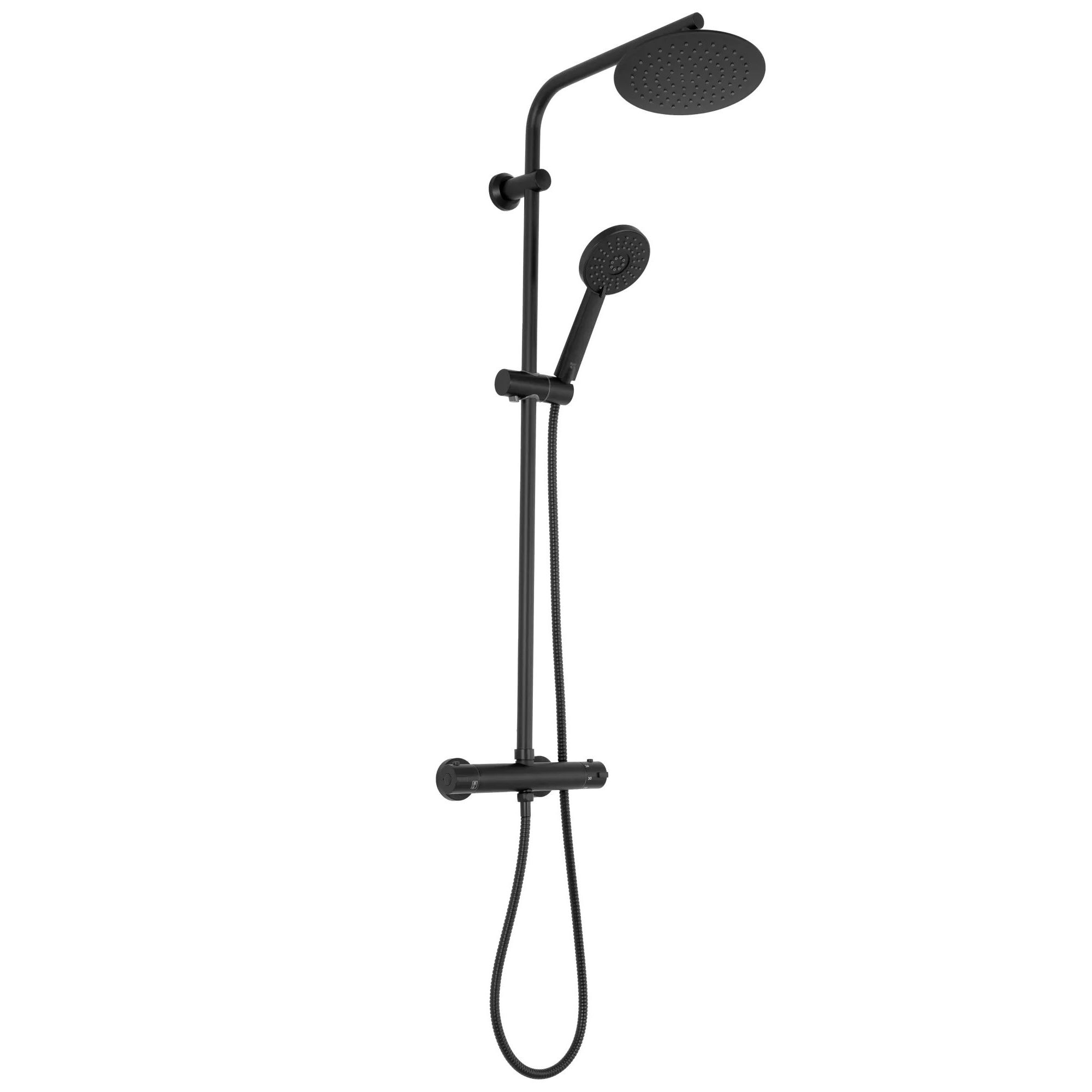 Душевая система Rea Bliss Black, REA-P8804