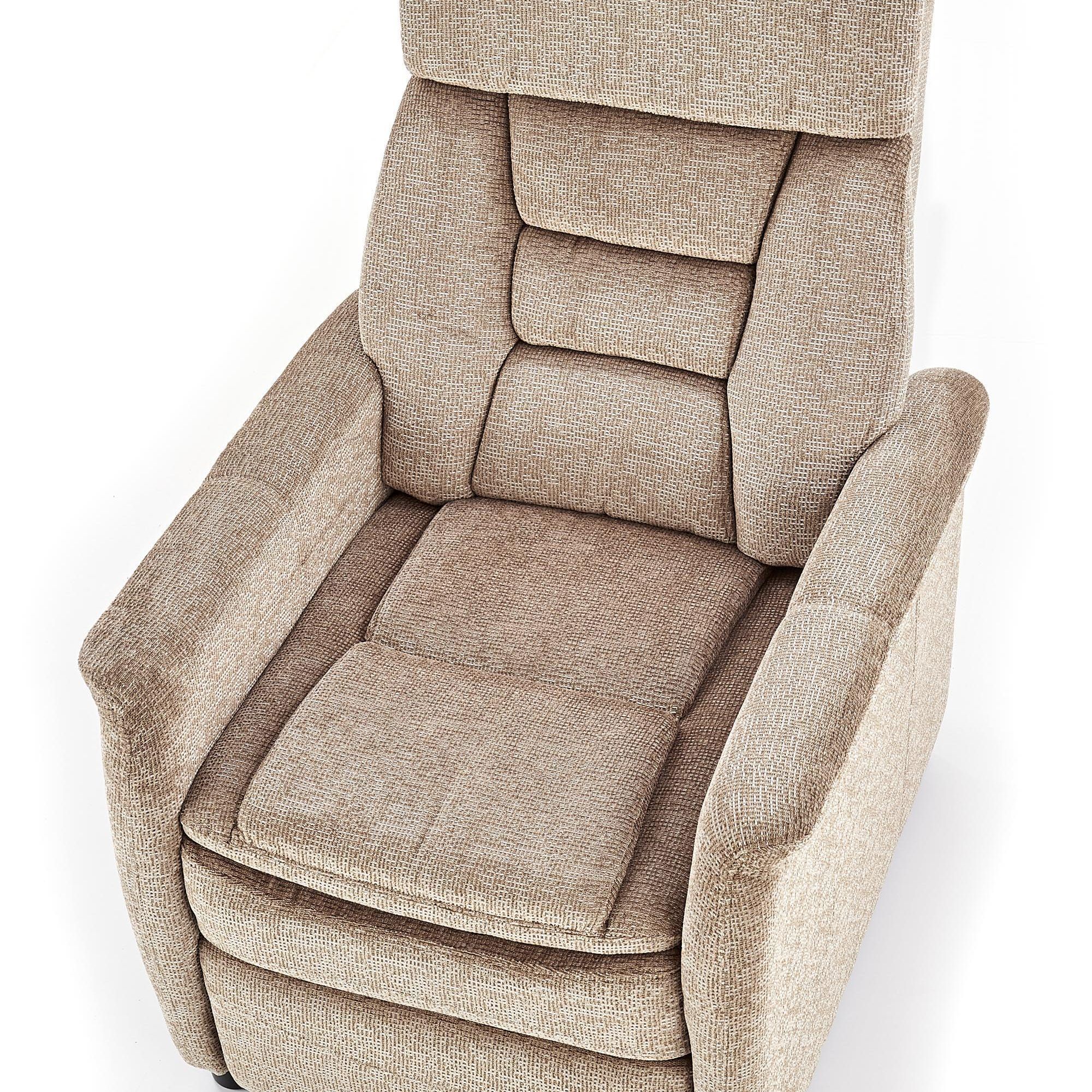 Кресло Halmar Jordan раскладное, бежевый, V-CH-JORDAN-FOT-BEZOWY