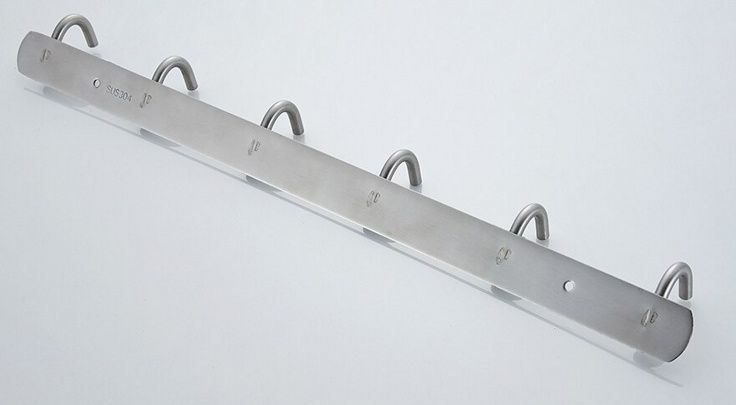 Планка с 6 крючками (сатин) Ledeme L70201-6