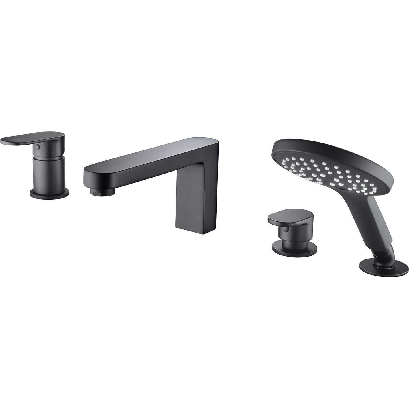 Смеситель на борт ванны, 4 отверстия WasserKRAFT Elbe, 7455