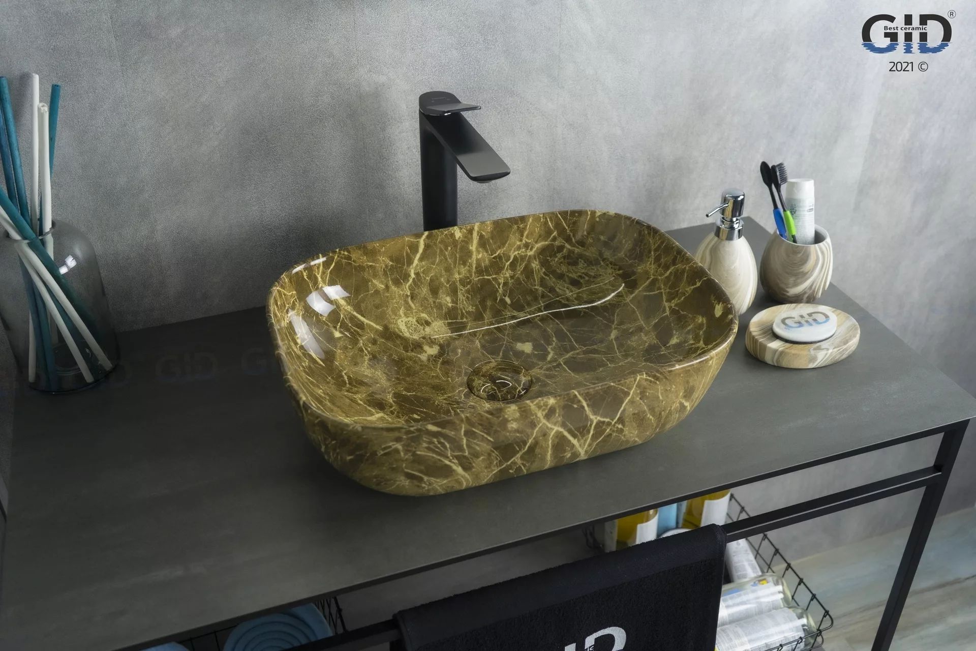 Умывальник Gid MNC178 46x32.5, 54415