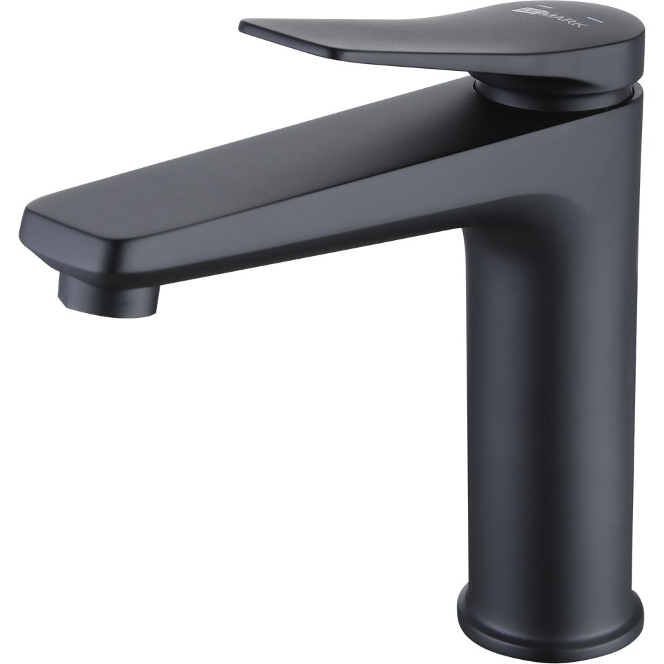 Смеситель для умывальника средний монолитный Lemark Bronx, LM3737BL