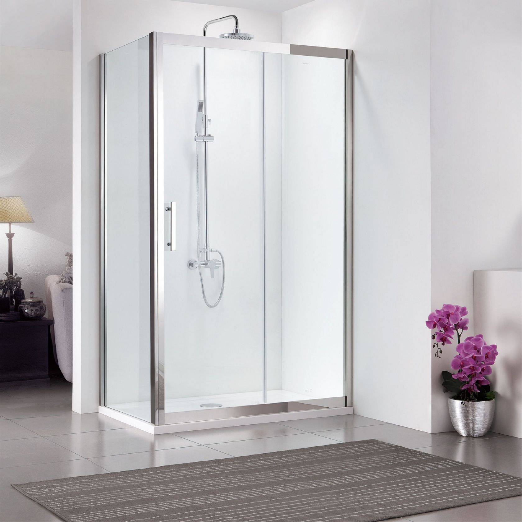 Душевое ограждение Bravat Stream 120x80 NPE1131