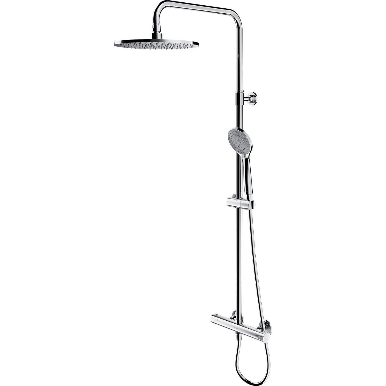 Душевая система термостатическая наружного монтажа Omnires Y, Y1244LUXLCR