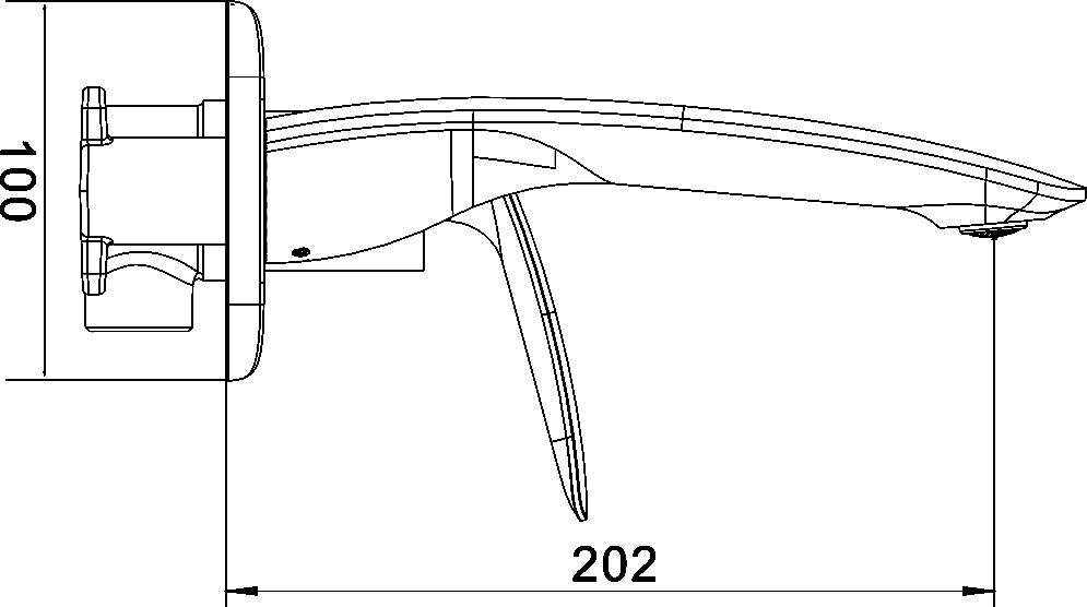 Смеситель для раковины Rose, R1141