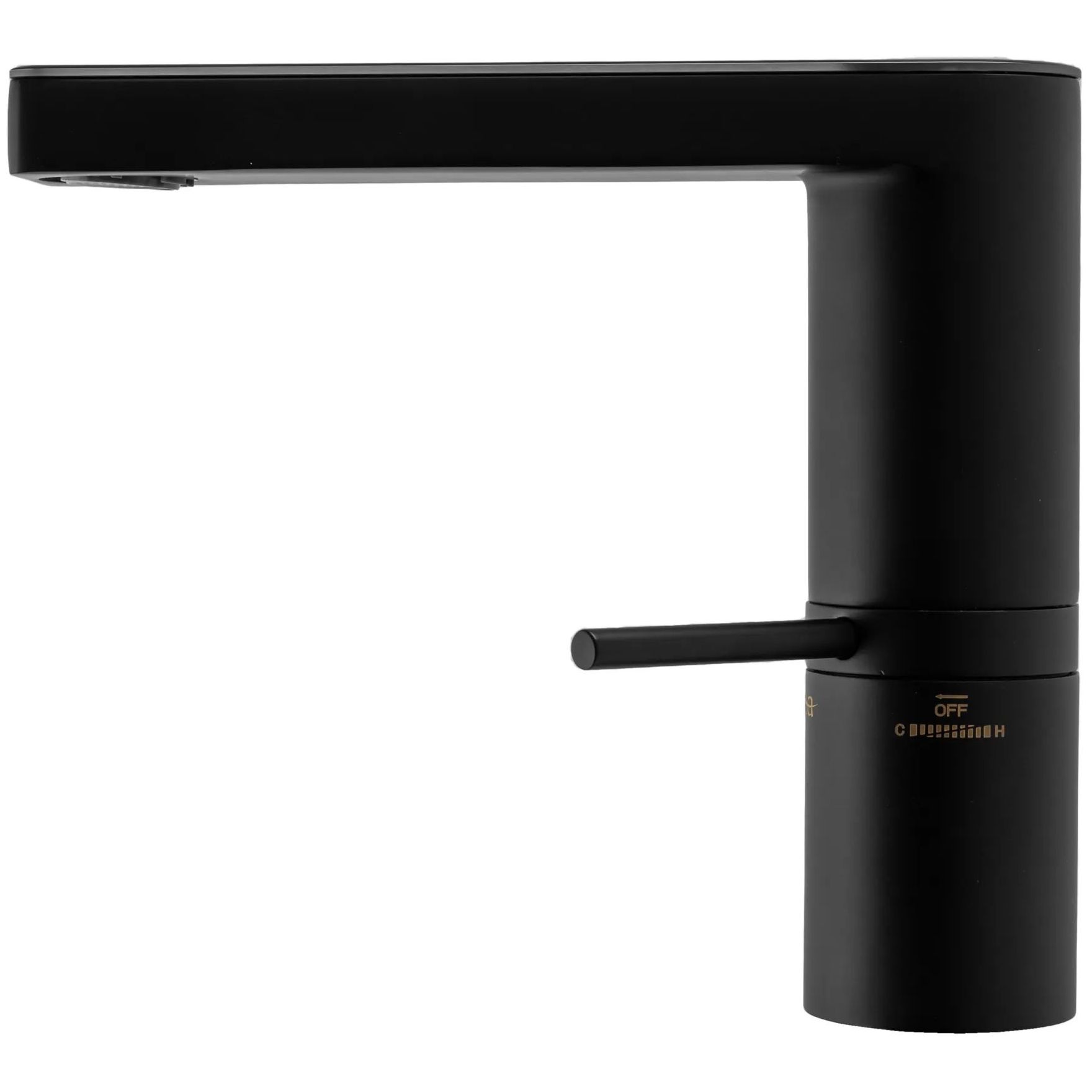 Смеситель для умывальника Rea Amar LCD Black, REA-B2065