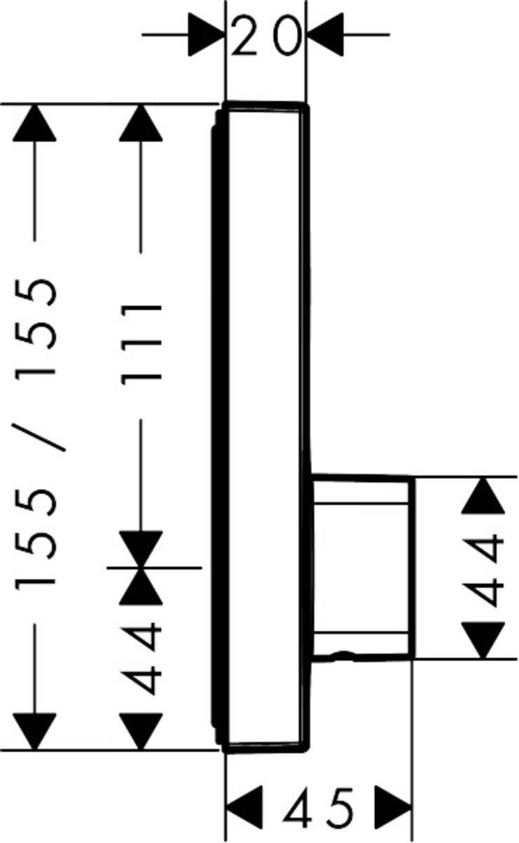 Смеситель Hansgrohe ShowerSelect для 1 потребителя, 15767000